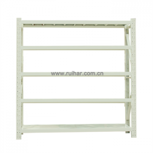 中型貨架 五層擱板，500kg/層  白色