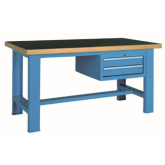 重型工作臺高分子桌板帶兩吊抽，GF1500-B，GF1800-B，GF2000-B